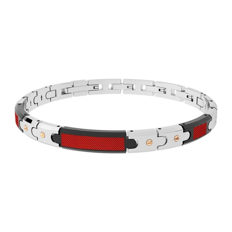 ΑΤΣΑΛΙΝΟ ΑΝΔΡΙΚΟ ΒΡΑΧΙΟΛΙ ROSSO AMANTE UBR628FR