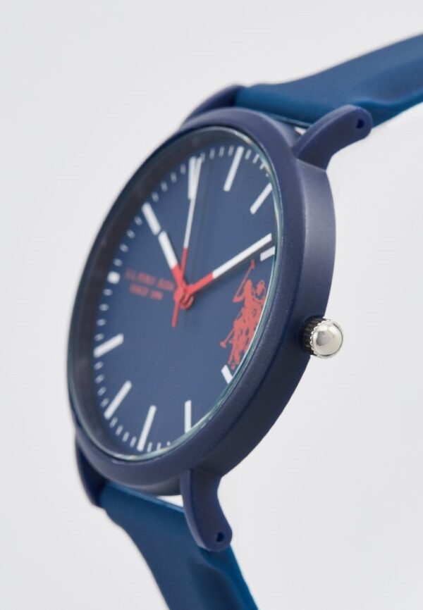 U.S POLO WOMAN WATCH BLUE SILICONE STRAP
