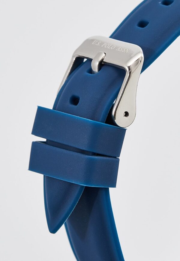 U.S POLO WOMAN WATCH BLUE SILICONE STRAP