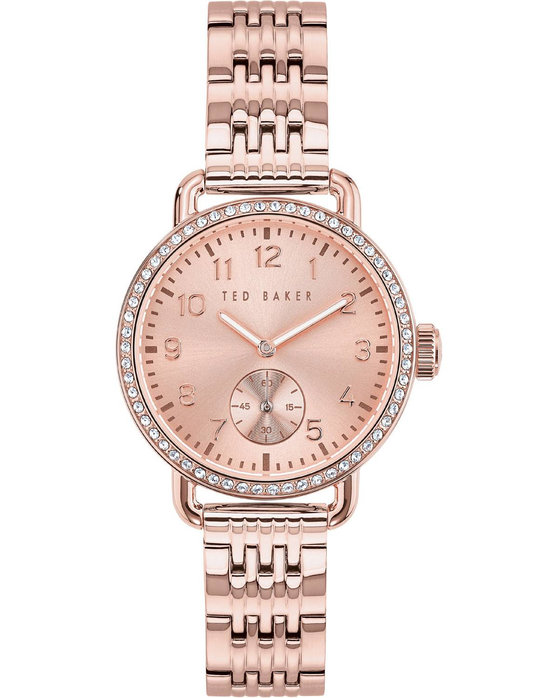 TED BAKER Hannahh Crystals Rose Gold Stainless Steel Bracelet - Image 2