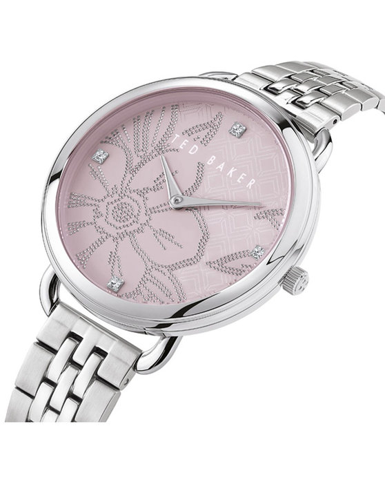 TED BAKER Hetttie Crystals Silver Stainless Steel Bracelet - Image 4