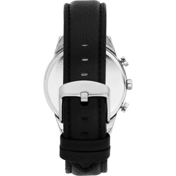 TRUSSARDI T-Bridge Chronograph Black Leather Strap
