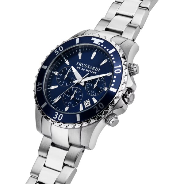 TRUSSARDI City Life SIlver Stainless Steel Bracelet