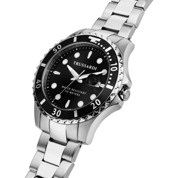 TRUSSARDI City Life SIlver Stainless Steel Bracelet