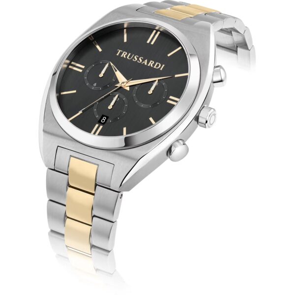 TRUSSARDI Metropolitan Two Tone Stainless Steel Bracelet