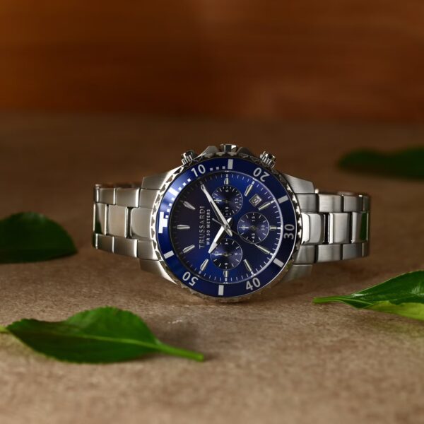 TRUSSARDI City Life SIlver Stainless Steel Bracelet