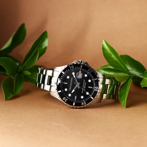 TRUSSARDI City Life SIlver Stainless Steel Bracelet