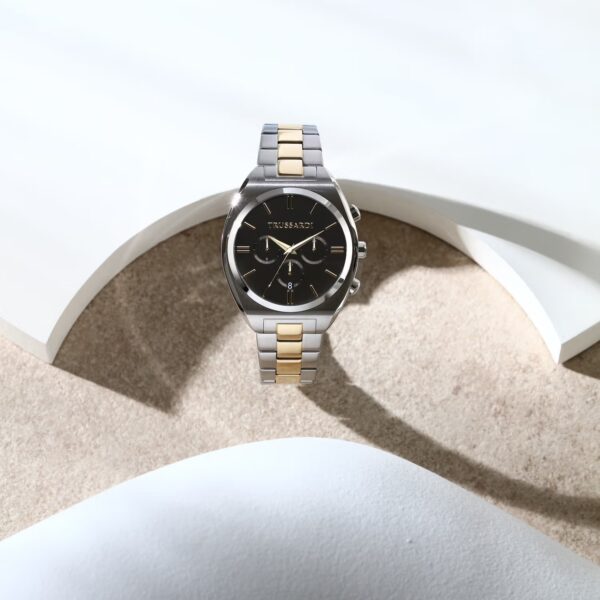 TRUSSARDI Metropolitan Two Tone Stainless Steel Bracelet