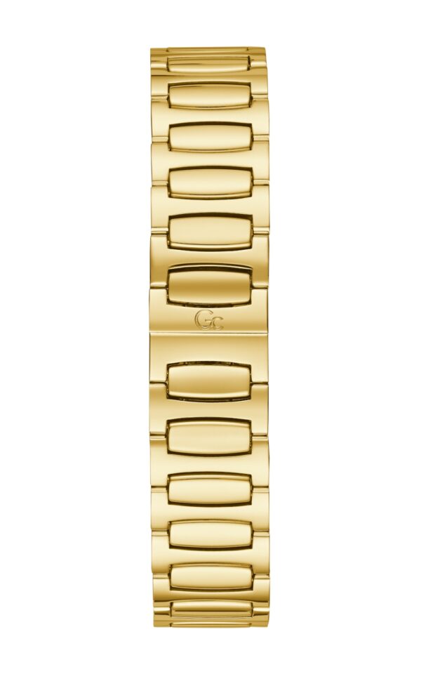 GUESS COLLECTION WATCH FUSION LADY QUARTZ GOLD STAINLESS STEEL BRACELET