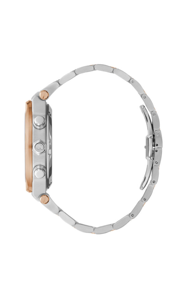 GUESS COLLECTION WATCH FORCE TWO TONE STAINLESS STEEL BRACELET