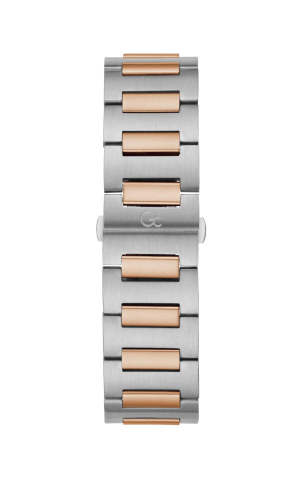 GUESS COLLECTION MEN WATCH PRIME CLASS TWO TONE STAINLESS STEEL BRACELET