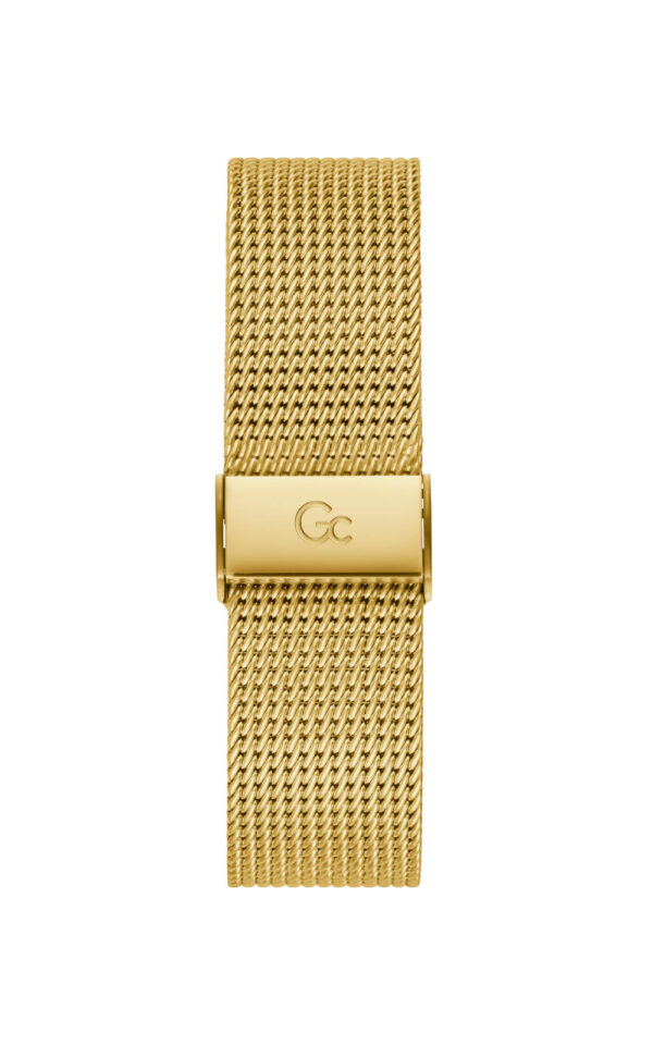 GUESS COLLECTION WATCH EXECUTIVE GOLD STAINLESS STEEL BRACELET