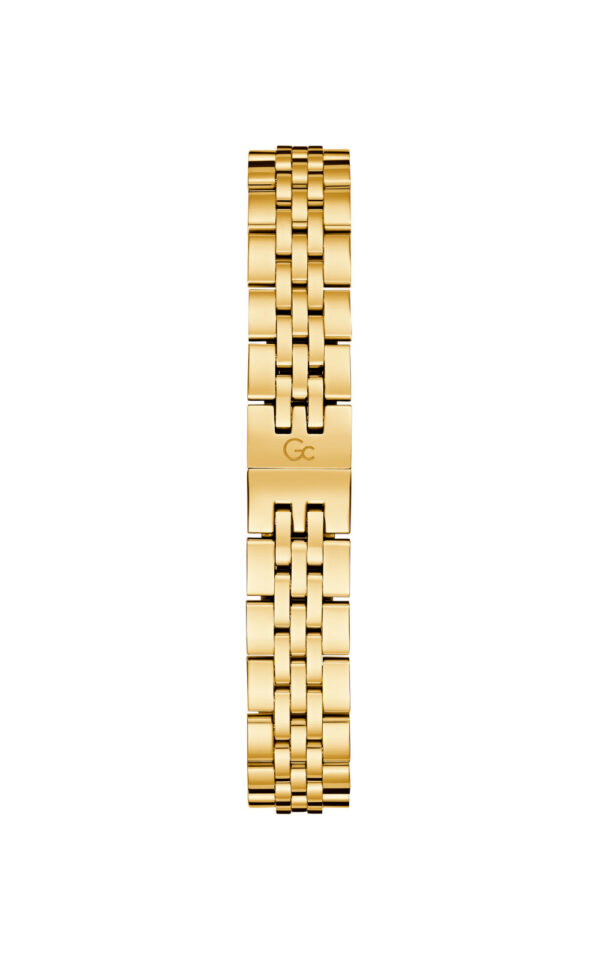 GUESS COLLECTION WATCH FLAIR QUARTZ GOLD STAINLESS STEEL BRACELET