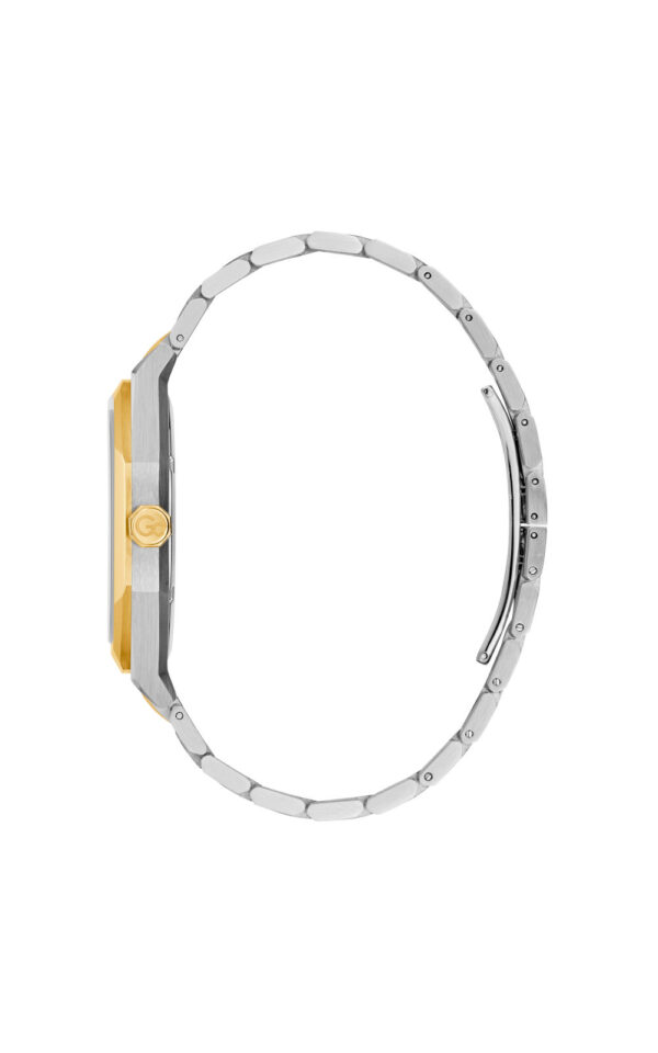 GUESS COLLECTION WATCH COUSSIN SLEEK TWO TONE STAINLESS STEEL BRACELET