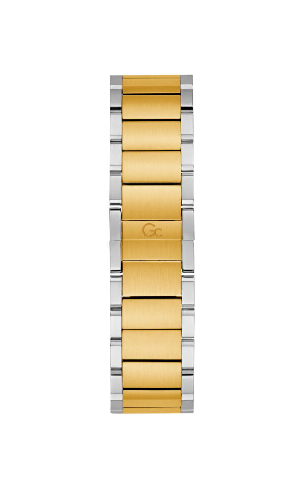 GUESS COLLECTION WATCH COUSSIN SLEEK TWO TONE STAINLESS STEEL BRACELET