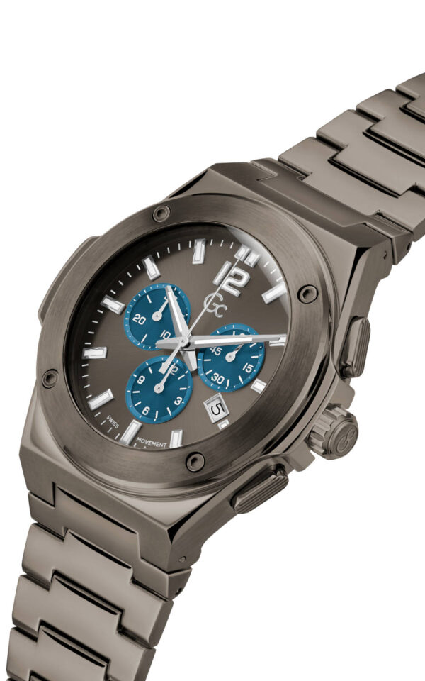 GUESS COLLECTION WATCH IDOL GREY STAINLESS STEEL BRACELET