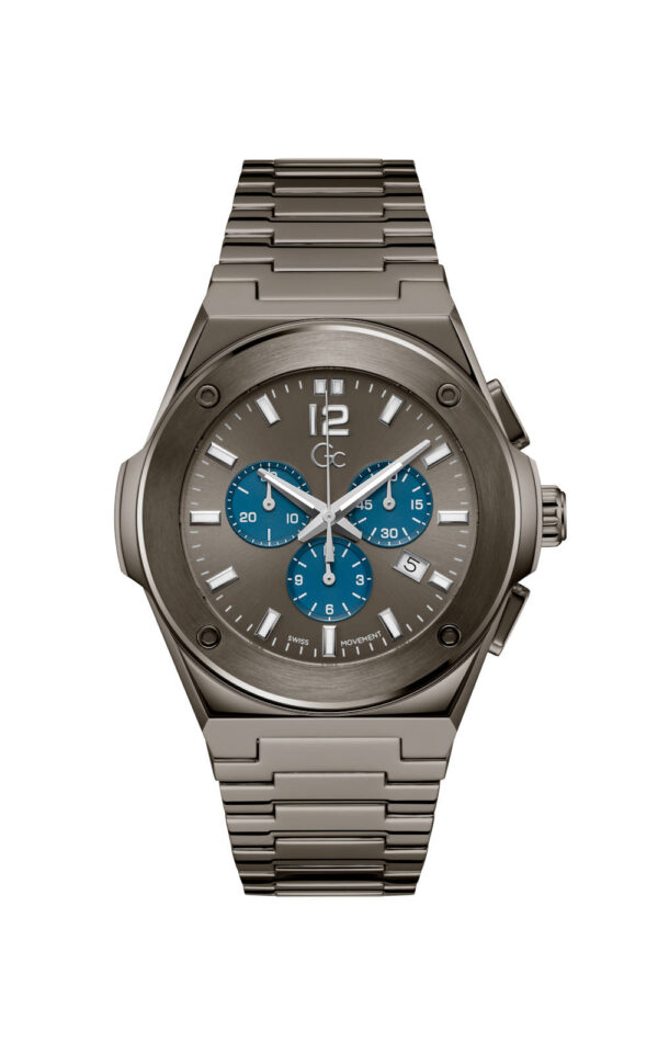 GUESS COLLECTION WATCH IDOL GREY STAINLESS STEEL BRACELET