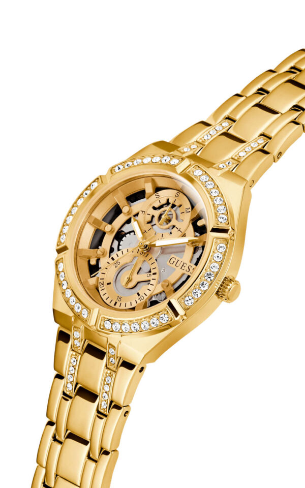 GUESS WOMAN WATCH MULTI-FUNCTION ALLARA GOLD STAINLESS STEEL BRACELET