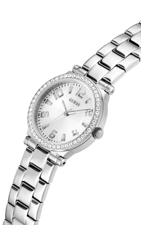 GUESS WOMAN WATCH FAWN SILVER STAINLESS STEEL BRACELET