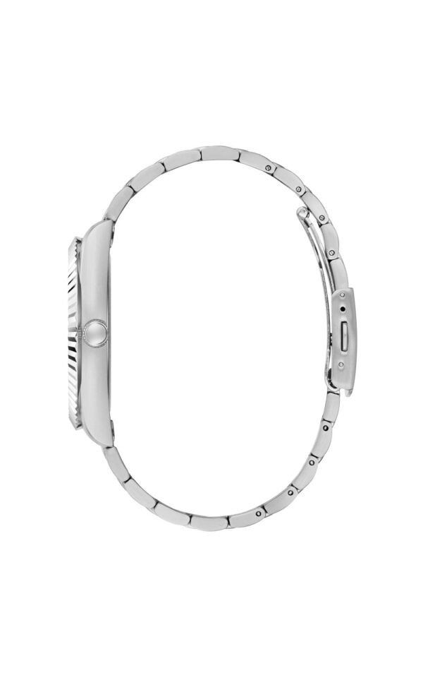 GUESS MEN WATCH CONNOISSEUR SILVER STAINLESS STEEL BRACELET