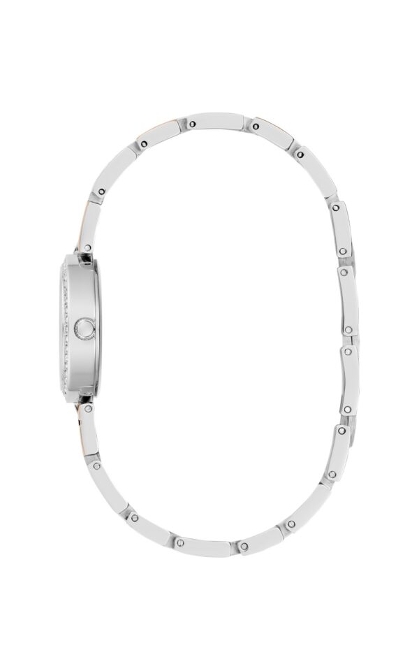 GUESS WATCH LADY G CRYSTALS TWO TONE STAINLESS STEEL BRACELET
