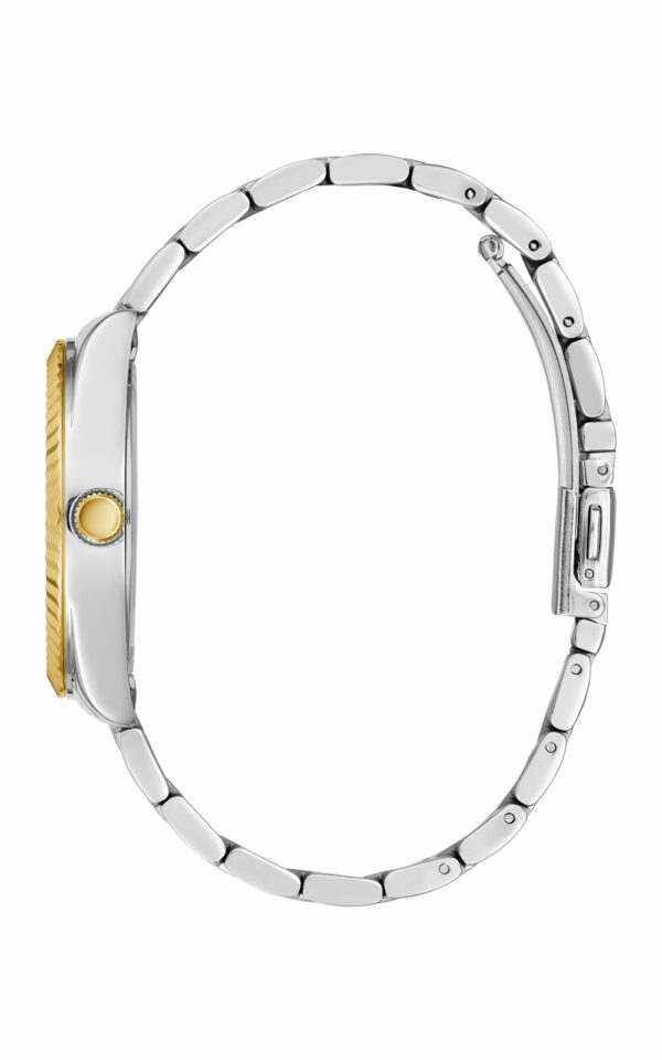 GUESS WOMAN WATCH LUNA TWO TONE STAINLESS STEEL BRACELET