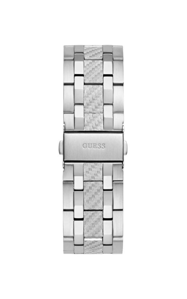 GUESS MEN WATCH RESISTANCE SILVER STAINLESS STEEL BRACELET