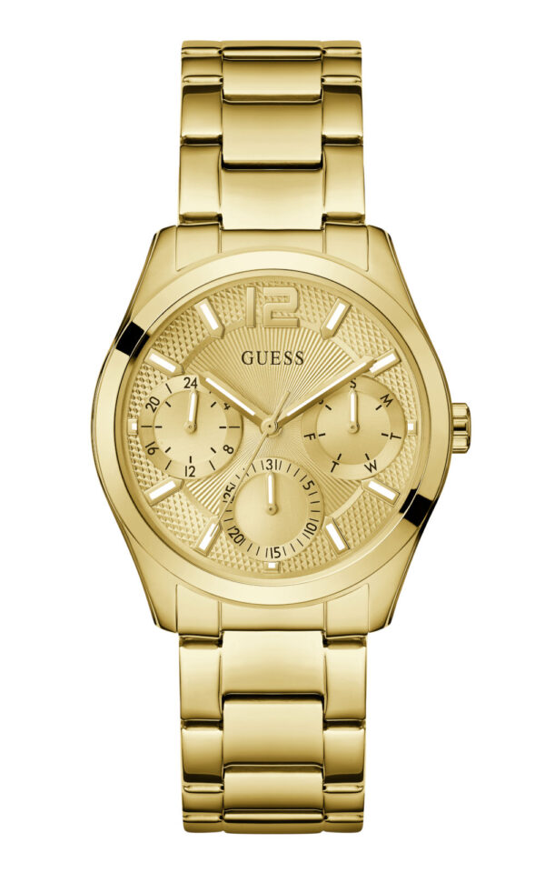 GUESS WOMAN WATCH ZOE GOLD STAINLESS STEEL BRACELET