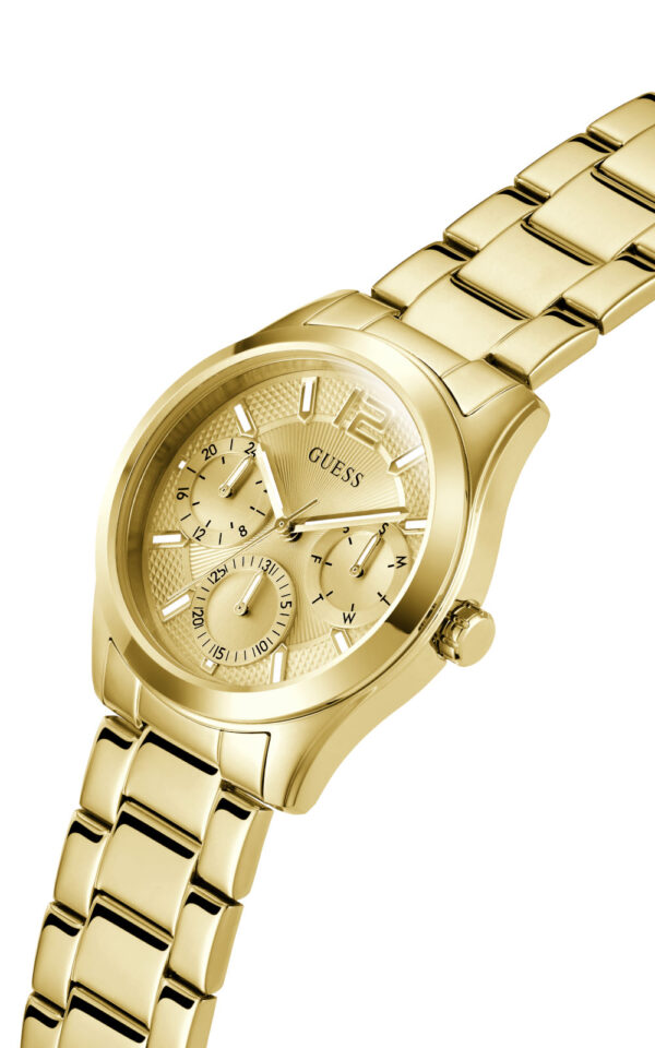 GUESS WOMAN WATCH ZOE GOLD STAINLESS STEEL BRACELET