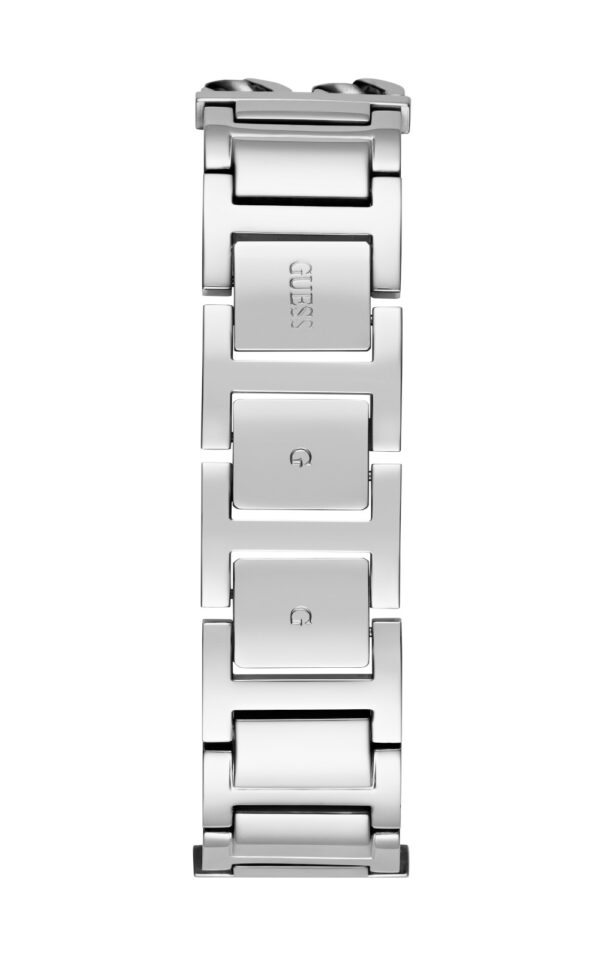 GUESS WOMAN WATCH LADIES SILVER TONE ANALOG DOUBLE STAINLESS STEEL BRACELET