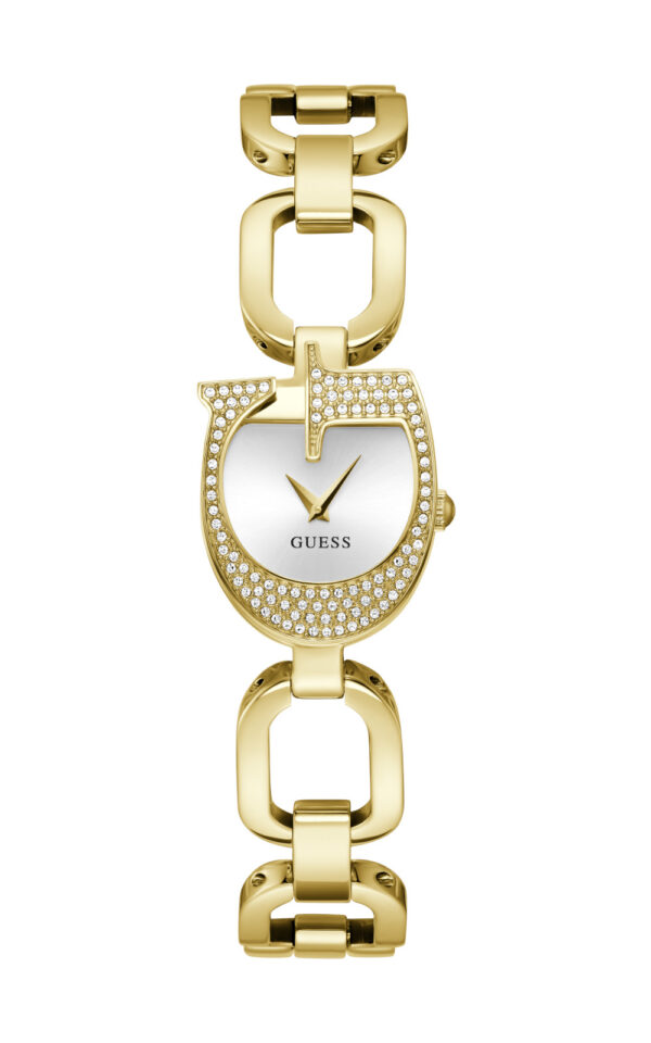 GUESS WOMAN WATCH GIA GOLD ANALOG STAINLESS STEEL BRACELET