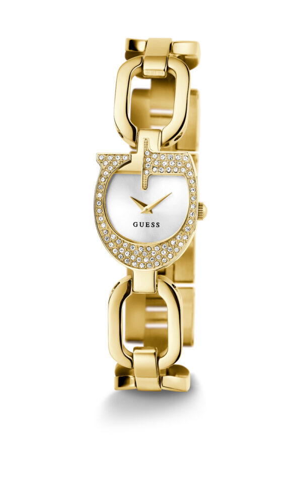 GUESS WOMAN WATCH GIA GOLD ANALOG STAINLESS STEEL BRACELET