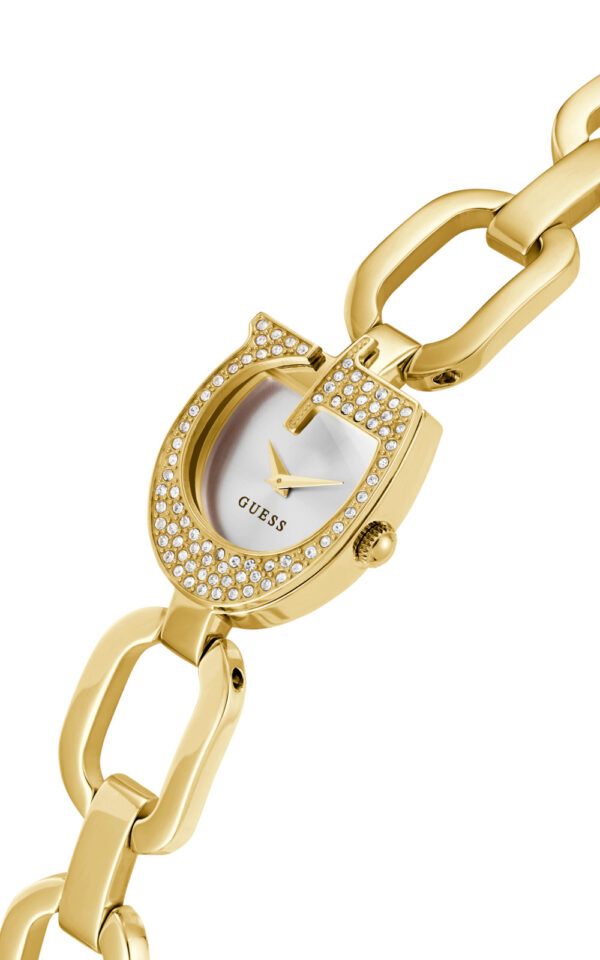 GUESS WOMAN WATCH GIA GOLD ANALOG STAINLESS STEEL BRACELET