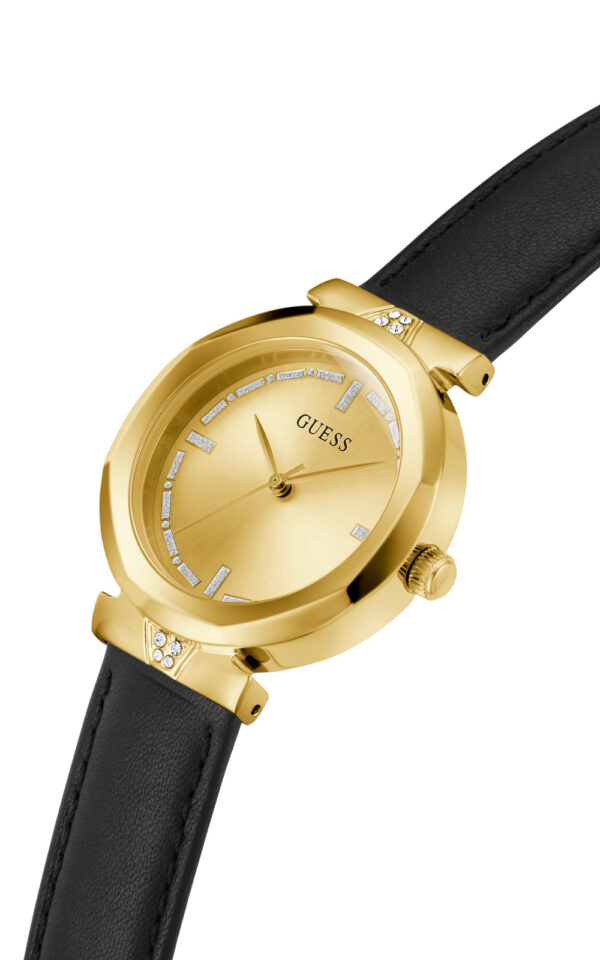GUESS WOMAN WATCH RUMOUR BLACK RUBBER STRAP