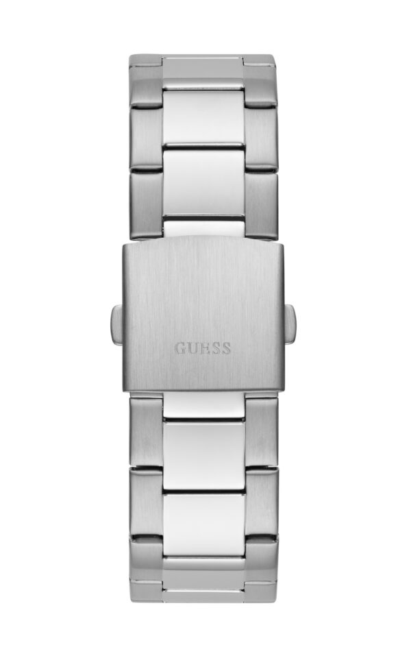GUESS MEN WATCH ZEN SILVER STAINLESS STEEL BRACELET