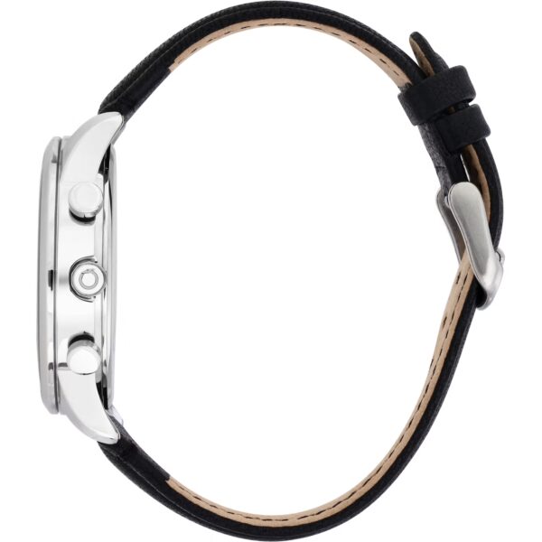 TRUSSARDI T-Bridge Chronograph Black Leather Strap