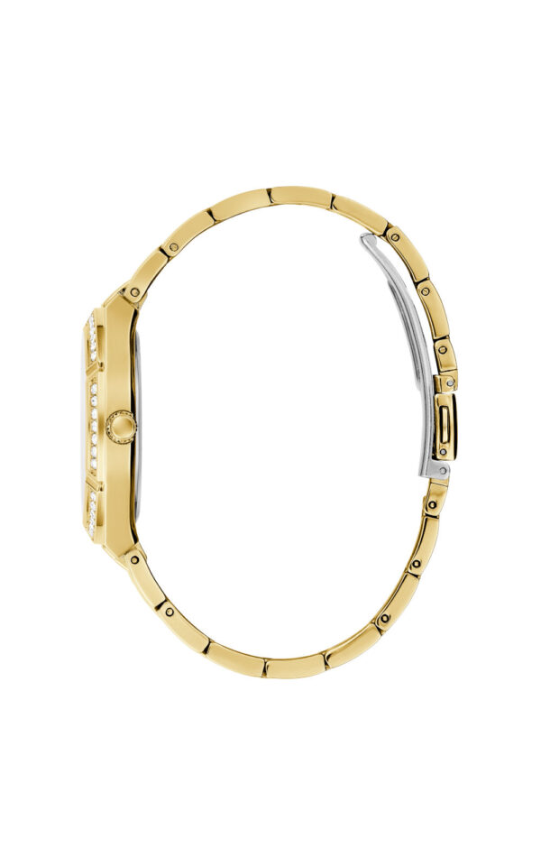 GUESS WOMAN WATCH COSMO GOLD STAINLESS STEEL BRACELET