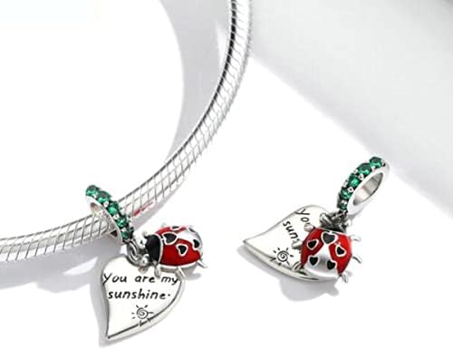 ΑΣΗΜΕΝΙΟ CHARM (925) Lady bug you are my sunshine - Image 2
