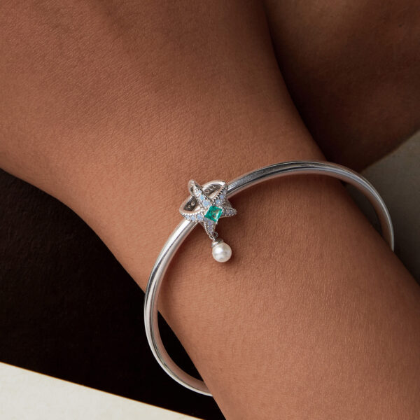 ΑΣΗΜΕΝΙΟ CHARM (925) Star with pearl