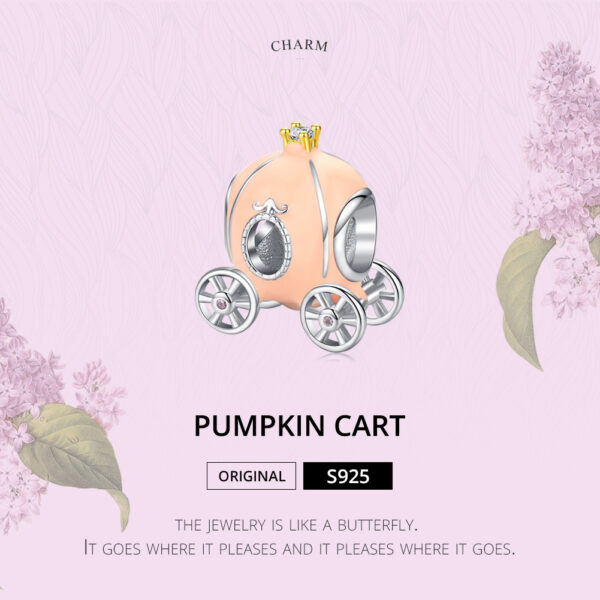 ΑΣΗΜΕΝΙΟ CHARM (925) Pampkin Cart