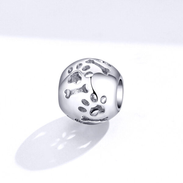 ΑΣΗΜΕΝΙΟ CHARM (925) Silver sphere with pet foot