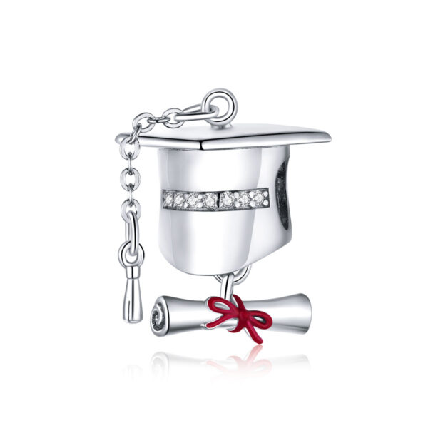 ΑΣΗΜΕΝΙΟ CHARM (925) Graduate Hat