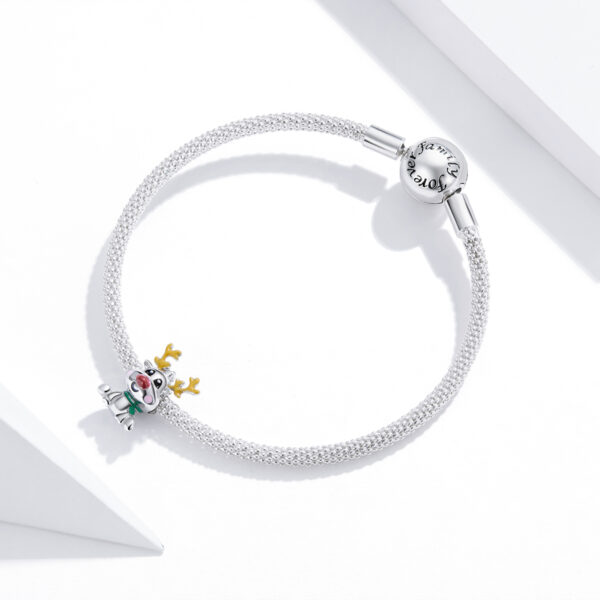 ΑΣΗΜΕΝΙΟ CHARM (925) Cute reindeer