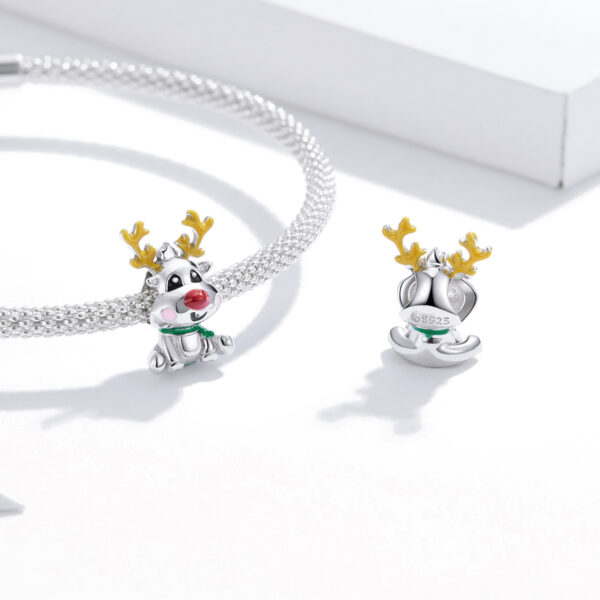 ΑΣΗΜΕΝΙΟ CHARM (925) Cute reindeer