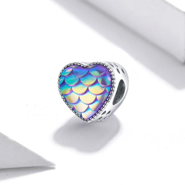 ΑΣΗΜΕΝΙΟ CHARM (925) Mermaid heart