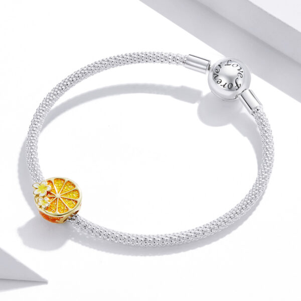 ΑΣΗΜΕΝΙΟ CHARM (925) Cherry Blossom Lemon