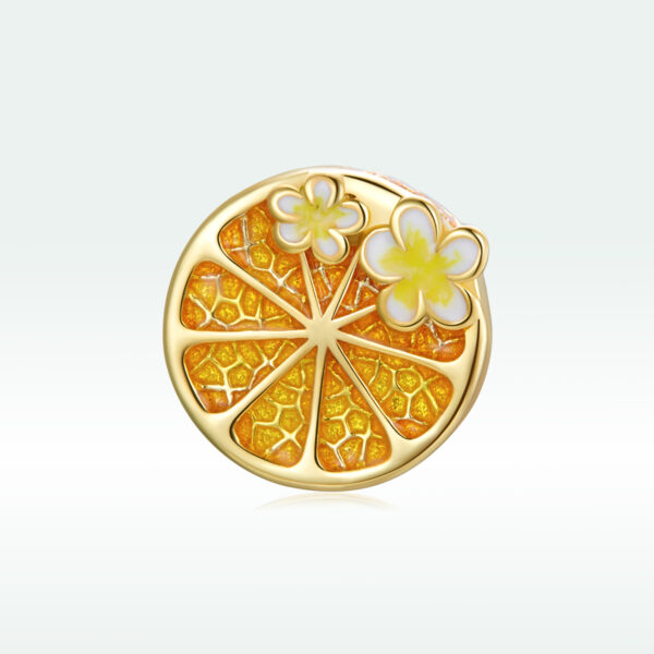 ΑΣΗΜΕΝΙΟ CHARM (925) Cherry Blossom Lemon
