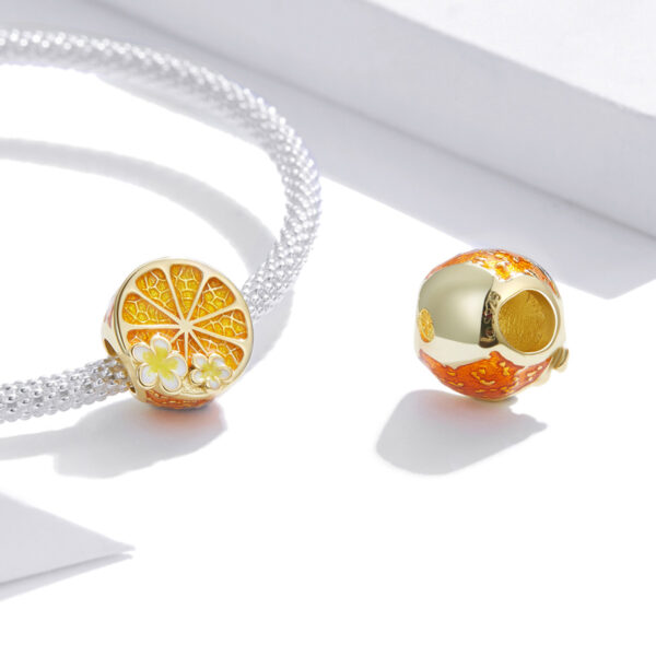 ΑΣΗΜΕΝΙΟ CHARM (925) Cherry Blossom Lemon
