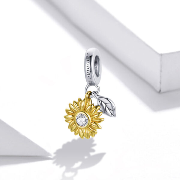 ΑΣΗΜΕΝΙΟ CHARM (925) Pendant gold flower
