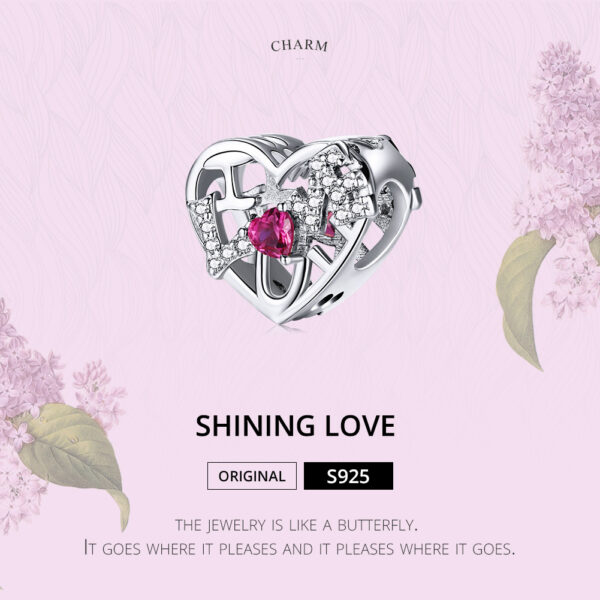 ΑΣΗΜΕΝΙΟ CHARM (925) Shining Love